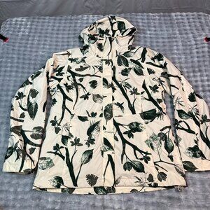 Columbia Interchange 3-in-1 Ski Jacket L NWOT Waterproof Leaf Print